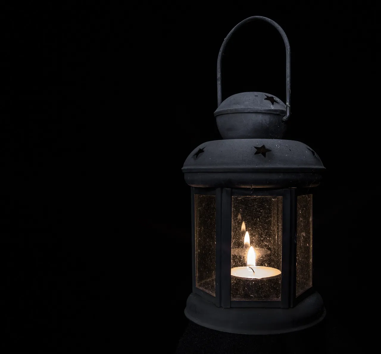 Lampe pour bougie- Trésors ravivés